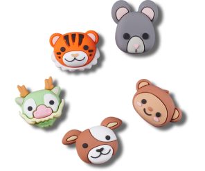 3D Animal Mix Face 5 Pack