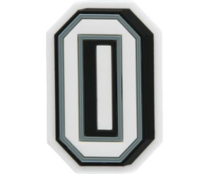 Jibbitz B&W Number 0