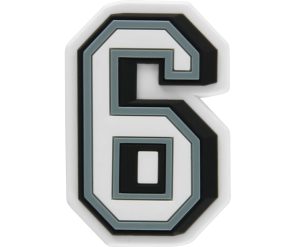 Jibbitz B&W Number 6