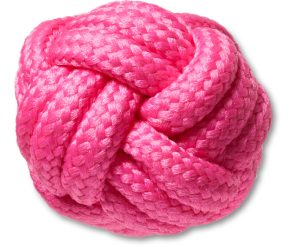Pink Knotted Puff